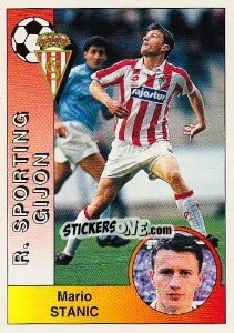 Sticker Mario Stanic - Liga Spagnola 1994-1995 n. 286 - Panini