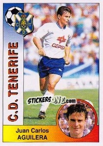 Cromo Juan Carlos Aguilera Martín - Liga Spagnola 1994-1995 - Panini