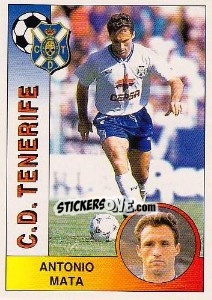 Figurina Antonio Mata Olivera - Liga Spagnola 1994-1995 - Panini