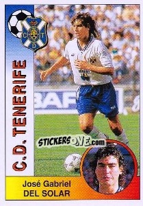Sticker José Guillermo Del Solar Álvarez-Calderón - Liga Spagnola 1994-1995 - Panini