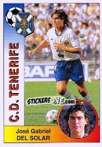 Sticker José Guillermo Del Solar Álvarez-Calderón - Liga Spagnola 1994-1995 n. 297 - Panini