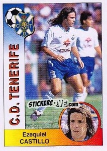 Figurina Ezequiel Marcelo Castillo Montes - Liga Spagnola 1994-1995 - Panini