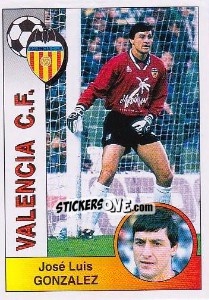 Cromo José Luis González Vázquez - Liga Spagnola 1994-1995 - Panini