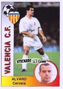 Sticker Álvaro Cervera Díaz - Liga Spagnola 1994-1995 n. 322 - Panini