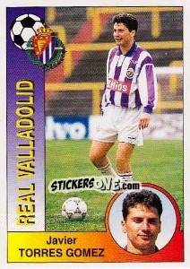 Sticker Javier Torres Gómez - Liga Spagnola 1994-1995 n. 336 - Panini