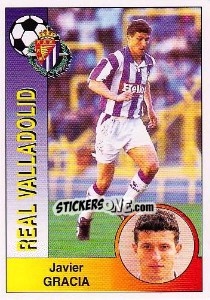Cromo Javier Gracia Carlos - Liga Spagnola 1994-1995 - Panini