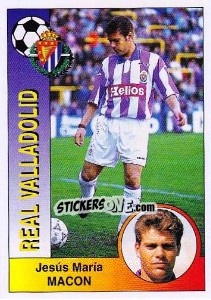Cromo Jesús María Macón Portillo - Liga Spagnola 1994-1995 - Panini