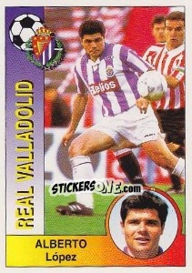 Cromo Alberto López Moreno - Liga Spagnola 1994-1995 - Panini