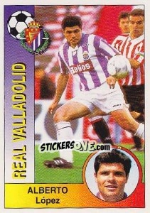 Figurina Alberto López Moreno - Liga Spagnola 1994-1995 - Panini