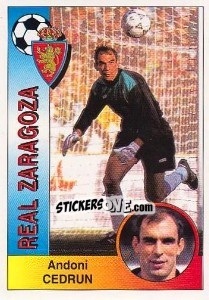 Figurina Andoni Cedrún Ibarra - Liga Spagnola 1994-1995 - Panini