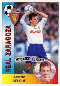 Sticker Alberto Belsué Arias - Liga Spagnola 1994-1995 n. 345 - Panini