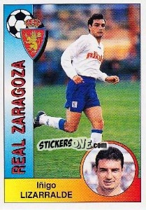 Cromo Iñigo Lizarralde Lazkano - Liga Spagnola 1994-1995 n. 346 - Panini