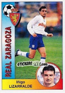 Figurina Iñigo Lizarralde Lazkano - Liga Spagnola 1994-1995 - Panini