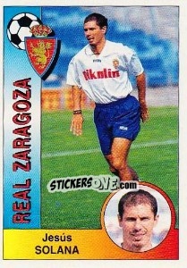 Cromo Jesús Ángel Solana Bermejo - Liga Spagnola 1994-1995 - Panini