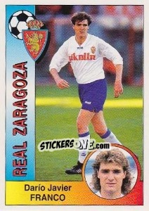 Sticker Darío Javier Franco Gatti - Liga Spagnola 1994-1995 n. 350 - Panini