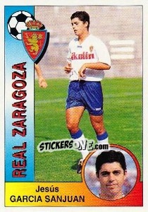 Sticker Jesús García Sanjuán - Liga Spagnola 1994-1995 n. 351 - Panini