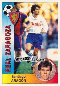 Figurina Santiago Aragón Martínez - Liga Spagnola 1994-1995 - Panini