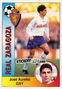 Sticker José Aurelio Gay López - Liga Spagnola 1994-1995 - Panini