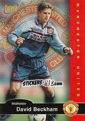 Sticker David Beckham - Manchester United 1997 n. 6 - Futera