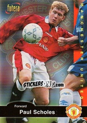 Sticker Paul Scholes - Manchester United 1997 n. 15 - Futera