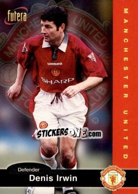 Cromo Denis Irwin - Manchester United 1997 - Futera