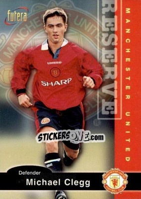 Sticker Michael Clegg - Manchester United 1997 - Futera