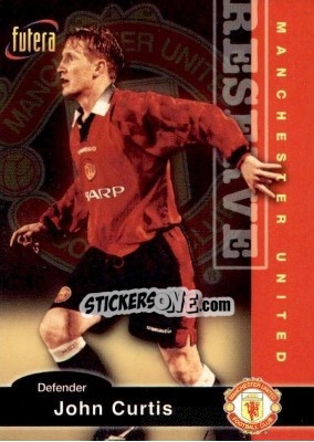 Sticker John Curtis - Manchester United 1997 - Futera