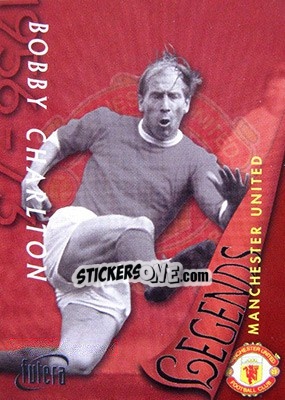 Sticker Bobby Charlton - Manchester United 1997 n. 37 - Futera
