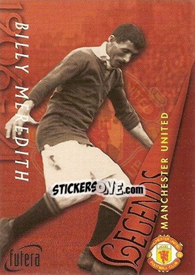 Cromo Billy Meredith - Manchester United 1997 - Futera