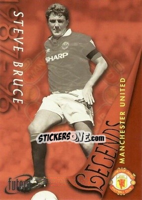 Sticker Steve Bruce - Manchester United 1997 - Futera