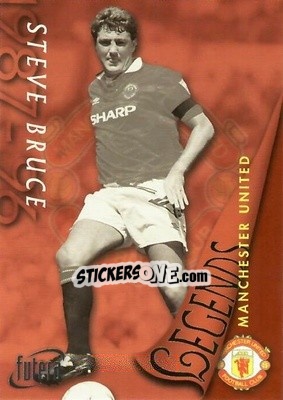 Figurina Steve Bruce - Manchester United 1997 n. 47 - Futera