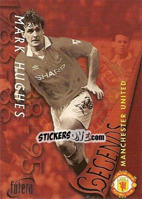 Cromo Mark Hughes - Manchester United 1997 - Futera