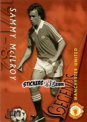 Sticker Sammy McIlroy - Manchester United 1997 - Futera