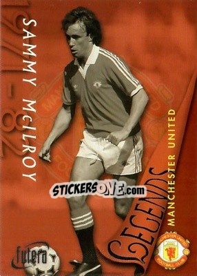 Sticker Sammy McIlroy - Manchester United 1997 n. 55 - Futera