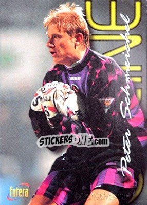 Cromo Peter Schmeichel - Manchester United 1997 - Futera