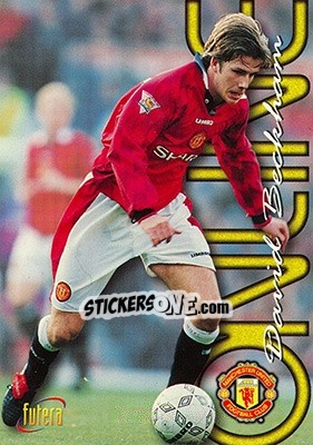 Sticker David Beckham - Manchester United 1997 n. 62 - Futera