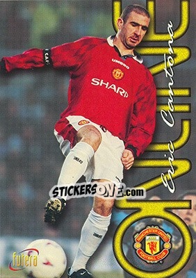 Sticker Eric Cantona - Manchester United 1997 n. 64 - Futera