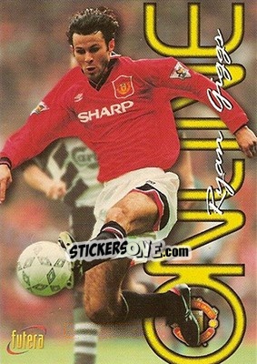 Sticker Ryan Giggs - Manchester United 1997 - Futera