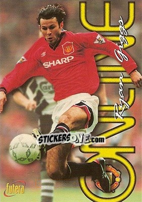 Sticker Ryan Giggs - Manchester United 1997 n. 65 - Futera