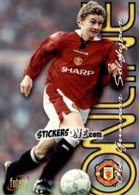 Sticker Ole Gunnar Solskjaer - Manchester United 1997 n. 66 - Futera