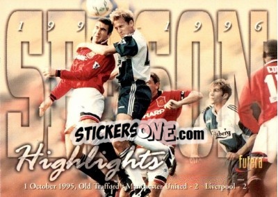 Figurina Manchester United 2 - Liverpool 2 - Manchester United 1997 - Futera
