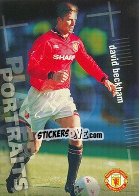 Sticker David Beckham - Manchester United 1997 n. 73 - Futera