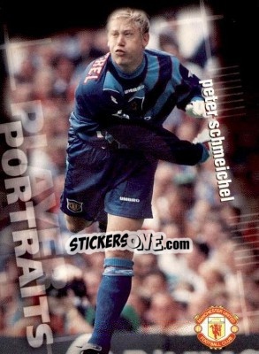 Cromo Peter Schmeichel - Manchester United 1997 - Futera