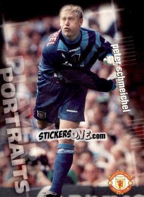 Sticker Peter Schmeichel - Manchester United 1997 n. 74 - Futera