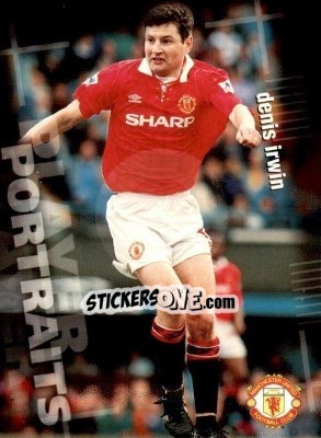 Cromo Denis Irwin - Manchester United 1997 - Futera