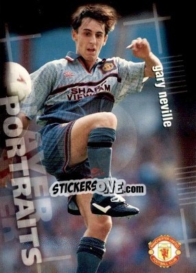Sticker Gary Neville - Manchester United 1997 - Futera
