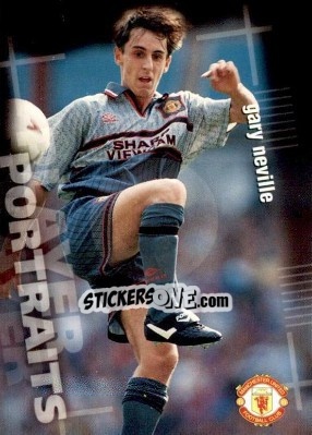 Sticker Gary Neville - Manchester United 1997 n. 76 - Futera