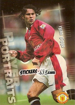 Sticker Ryan Giggs - Manchester United 1997 n. 79 - Futera