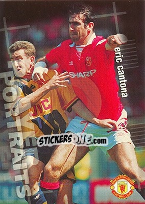 Sticker Eric Cantona - Manchester United 1997 n. 80 - Futera