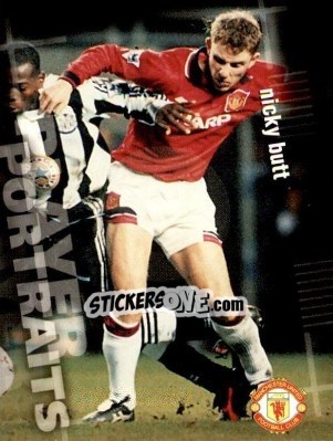 Sticker Nicky Butt - Manchester United 1997 n. 81 - Futera